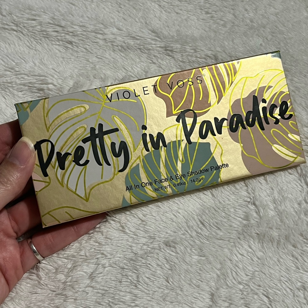 Violet Voss Pretty in Paradise Pallete 6 Shade Shadow + 2 Shade Face